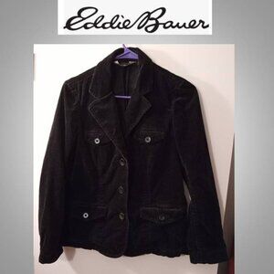Eddie Bauer women's black  jacket Coat size small #
